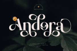 Andora Personal Use Only Font