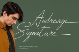Andreagi Signature Font