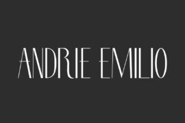 Andrie Emilio Demo Font