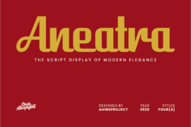 Aneatra Demo Font