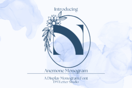 Anemone Monogram Font