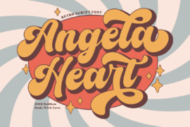 Angela Heart Font