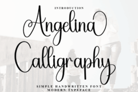 Angelina Calligraphy Font
