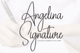 Angelina Signature Font