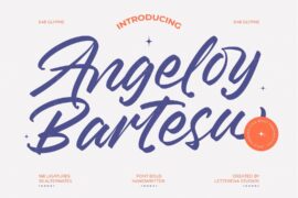 Angeloy Bartesu DEMO VERSION Font