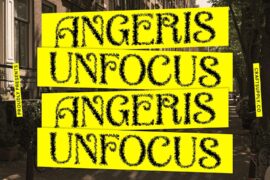 Angeris Unfocus Demo Font