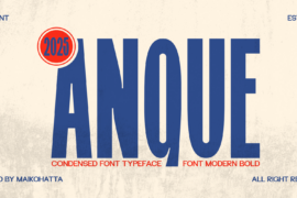 ANQUE Font