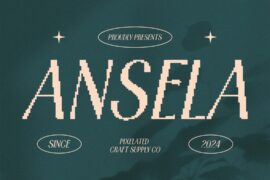 Ansela Pixel Demo Font