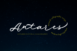 Antares Nummer Font