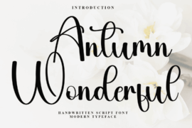 Antumn Wonderful Font