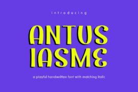 Antusiasme Font