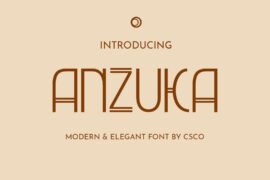 Anzuka Demo Font