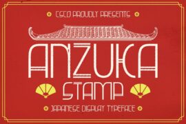 Anzuka Stamp Demo Font