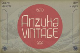 Anzuka Vintage Demo Font