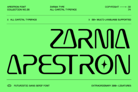 Apestron Trial Version Font