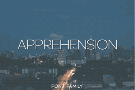 Apprehension Font