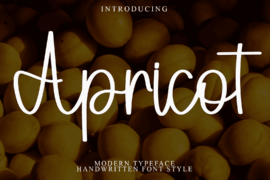 Apricot Font