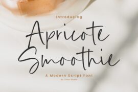 Apricote Smoothie Font