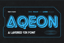 Aqeon Demo Font
