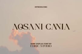 Aqsani Cania Demo Font