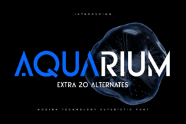 AQUARIUM Font