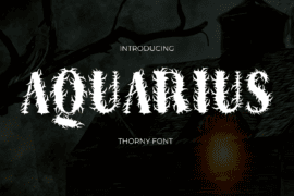 Aquarius Thorny Demo Font