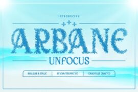 Arbane Unfocus Demo Font