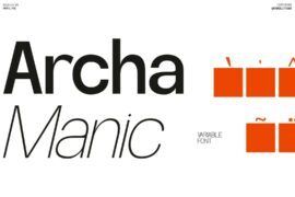 Archa Manic Font