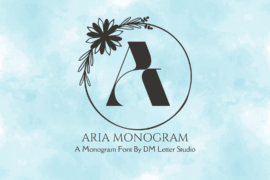 Aria Monogram Font