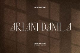 Ariani Danila Demo Font