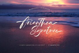 Arianthea Signature Font