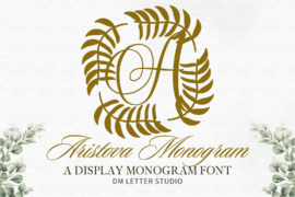 Aristova Monogram Font