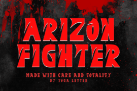 Arizon Fighter Demo Font