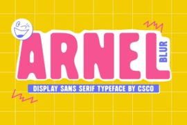 Arnel Blur Demo Font