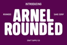 Arnel Rounded Demo Font