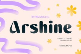 Arshine Rounded Demo Font