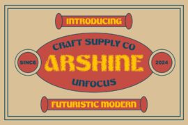 Arshine Unfocus Demo Font