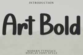 Art Bold Font