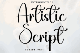 Artistic Script Font