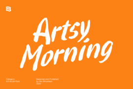 Artsy Morning Font