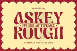 Askey Rough Demo Font
