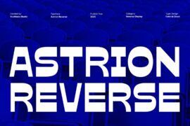 Astrion Reverse Font