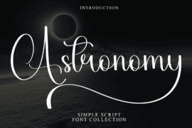 Astronomy Font