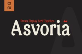 Asvoria Drawn Demo Font
