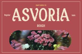 Asvoria Rough Demo Font