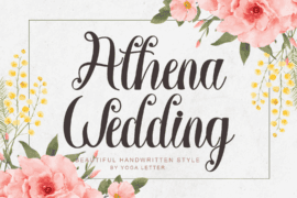 Athena Wedding Demo Font