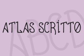 ATLAS SCRITTO Font