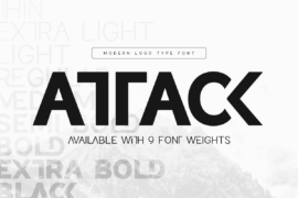 ATTACK Font