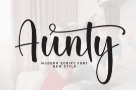 Aunty Font
