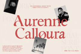 Aurenne Calloura Font